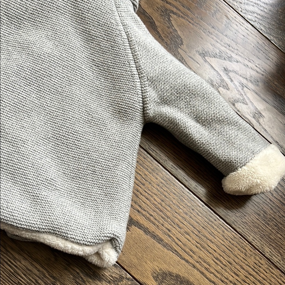 Tartine et Chocolat Plush Baby Jacket sweater knit gray 18 months baby unisex - Picture 16 of 16